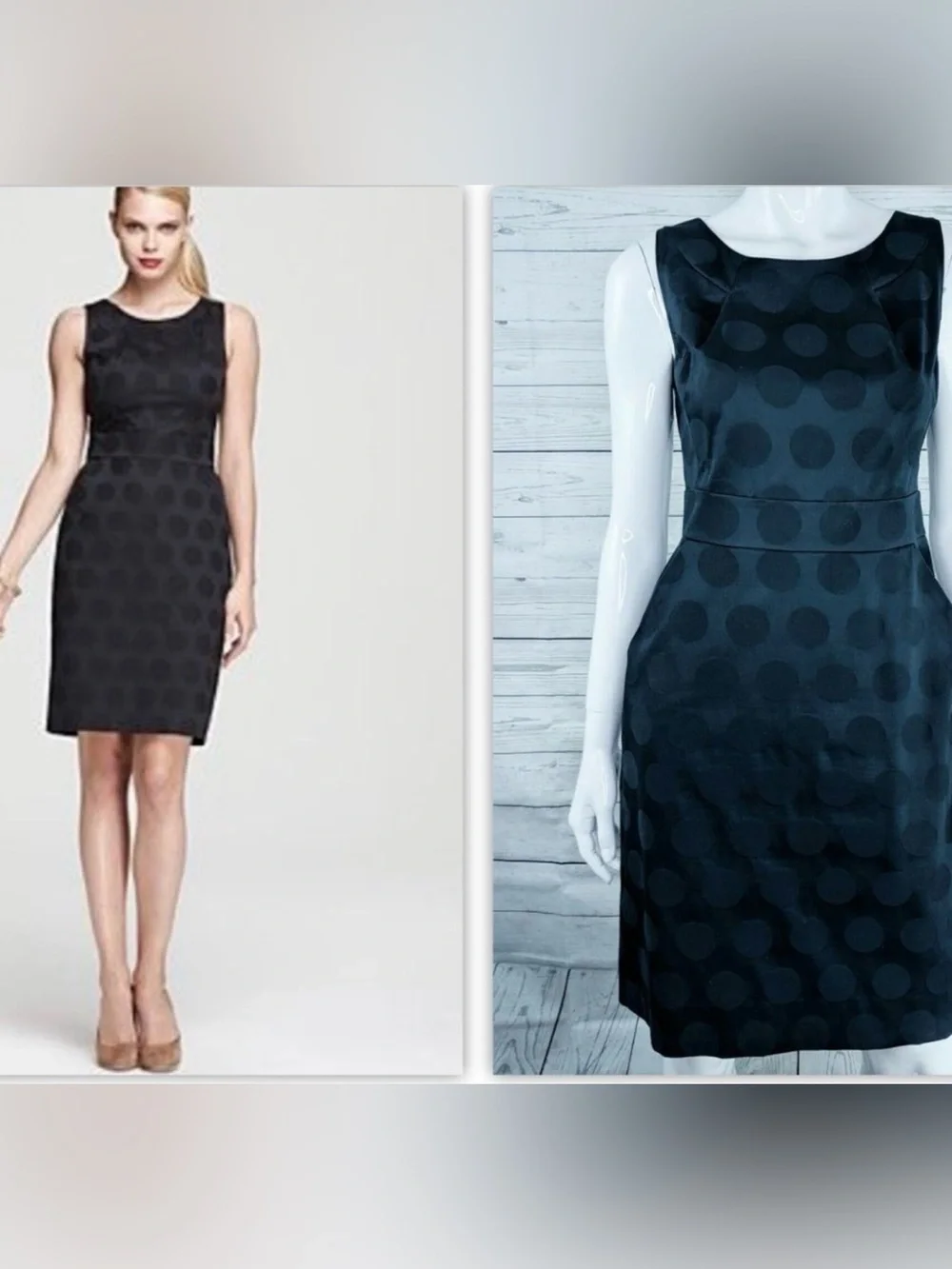 Kate Spade Alme Polka Dot Dress Black Size 10 EUC Worn Once